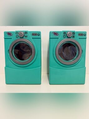 OG Spin & Tumble Wind up Washing Machine/ Dryer 18 inch Doll Accessory